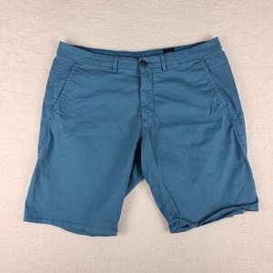 Goodman Shorts Mens 38 Blue 10" Inseam Casual Performance Chino‎
